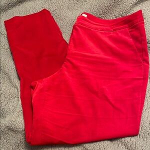 Vibrant Red Pants